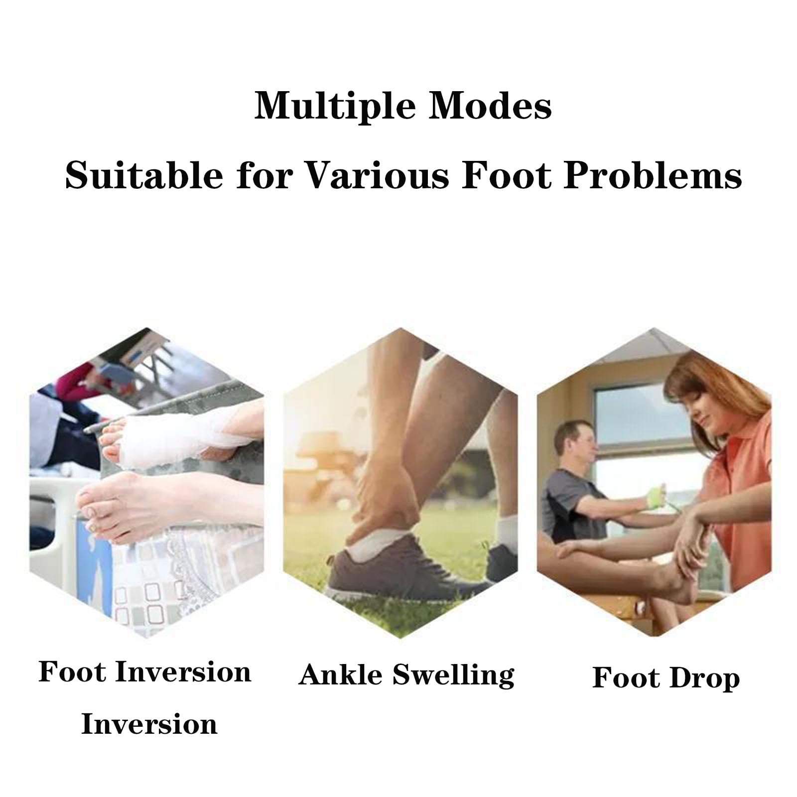 Órtesis de Tobillo y pie, férula for pie caído, Soporte estabilizador for Caminar con Calzado en Caso de accidente cerebrovascular.(Left,L)