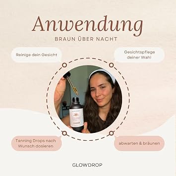 SUN Self-Tanning Concentrate - Liquid Vegan Self-Tanning Serum for Natural and Streak-free Tan - For Mixing with Face Care & Body Lotion - Fragrance-Neutral No Staining 30 ml