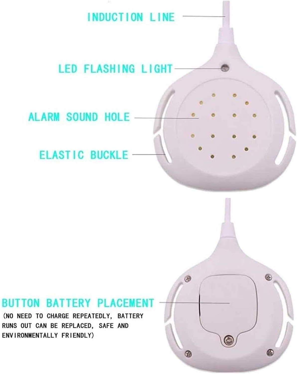 Comfortable & Effective Bedwetting Alarm Potty Training Children and Kids Bed Wetting Alarm for Boys Or Girls Monitor The Baby's Wetness in Real Time 1127 : Health & Household