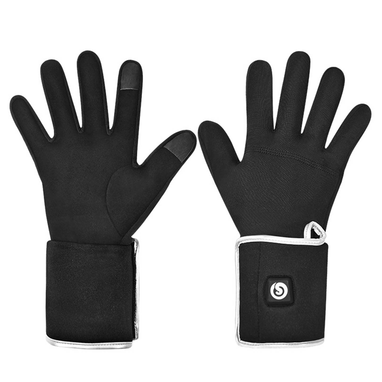 Guantes calefactables eléctricos contra manos frías en la montaña