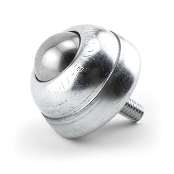 Hudson Bearings SBT-1 Stud Mounted Ball Transfer, Carbon Steel, 1