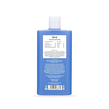 Q+A Clarifying Shampoo (250ml), Scalp-Refreshing, Build-Up Removing, Moisturizing and Microbiome-Balancing Hair Care, Salicylic Acid Shampoo, with Oatmeal and Prebiotics