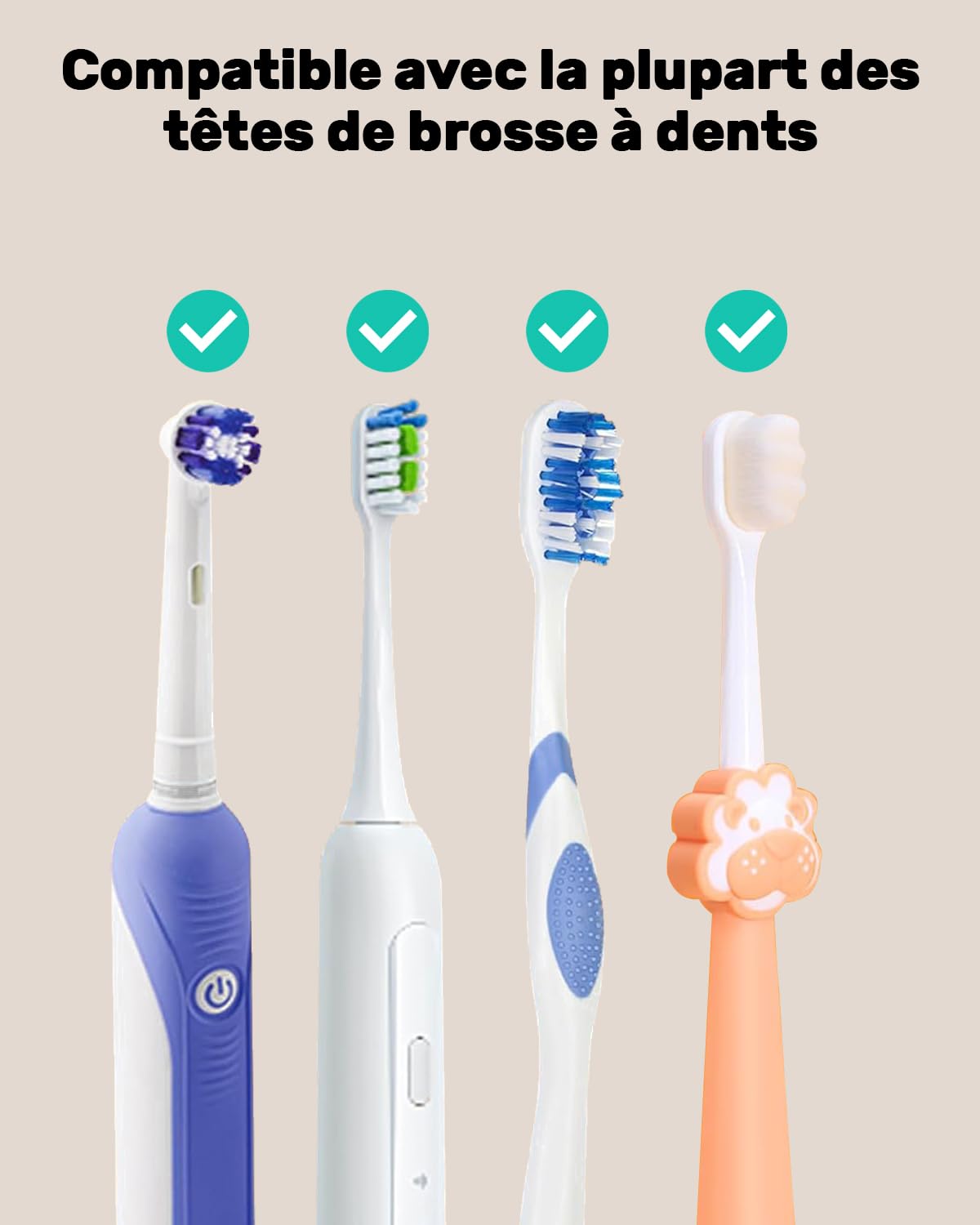 Stérilisateur de Brosses à Dents Double UV-C et UV-A, Support de Brosse à Dents Mural avec Fonction de Sèchage par Air, Idéal pour Salle de Bain, Usage Personnel et Voyage (Blanc1)
