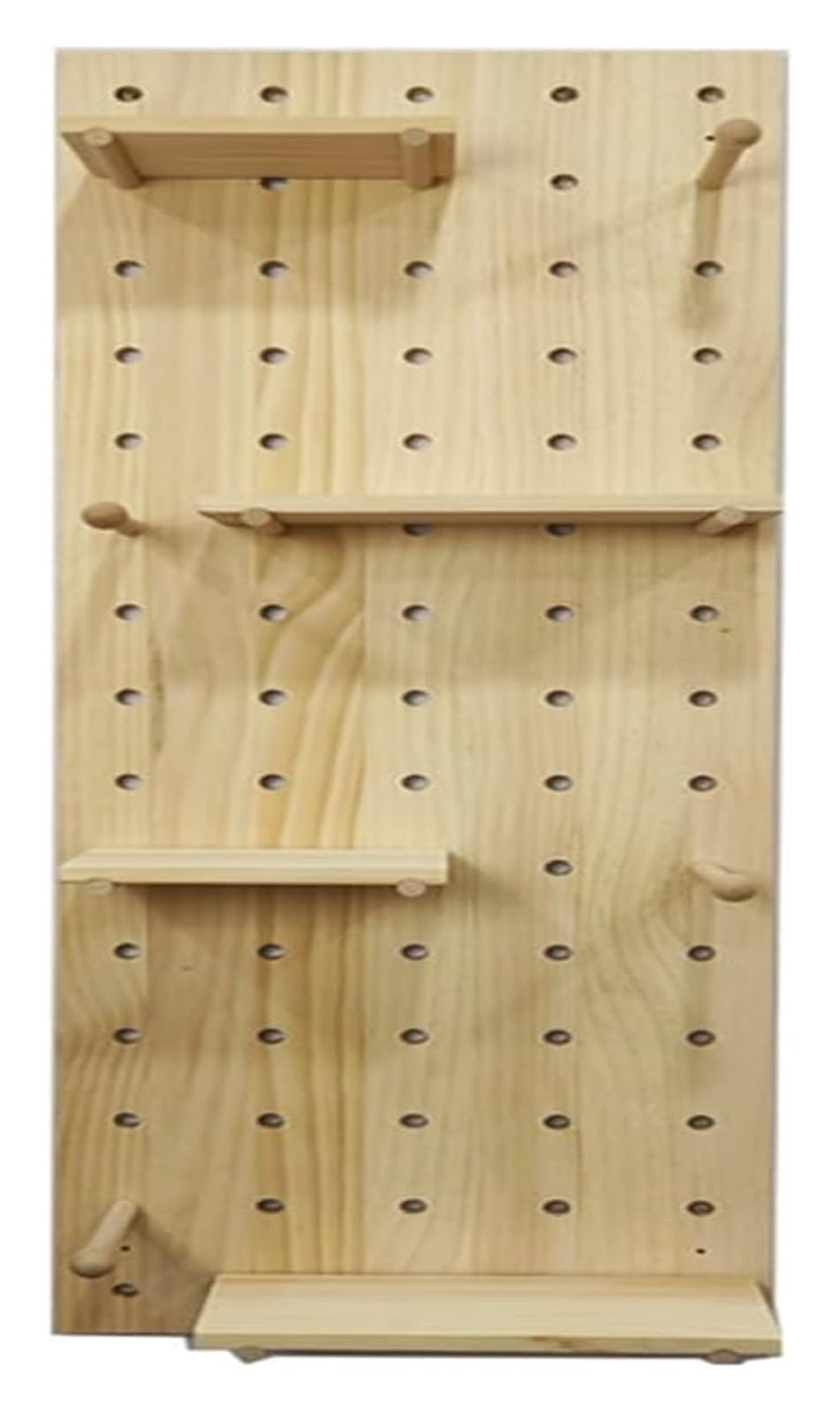 Muro Panel Perforado Para Herramientas Kit Organizador De Tablero Perforado, Tablero Perforado De Madera For Almacenamiento Montado En La Pared Con Accesorios, Soporte De Almacenamiento De Herramienta