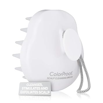 Colorproof Scalp Cleansing Brush for Optimal Hair Health Scalp Scrubber for Deep Cleansing Removes Buildup & Impurities, Promotes Shinier & Stronger Hair