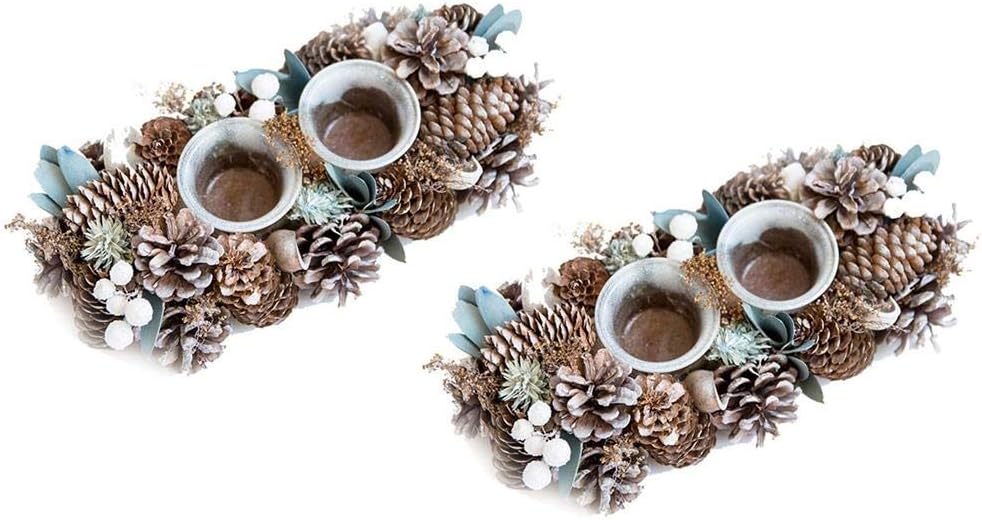 Candlestick, Nordic Rural Natural Pine Cone Household Decoration Used for Christmas Christmas Tree