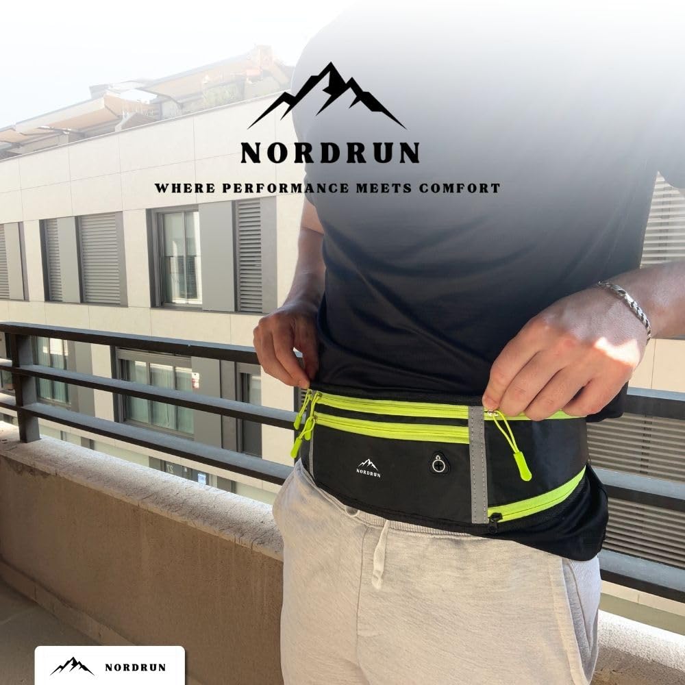 Marsupio Running Impermeabile Uomo Donna per Corsa Sport Trekking Fitness Jogging Cintura Palestra Cellulare