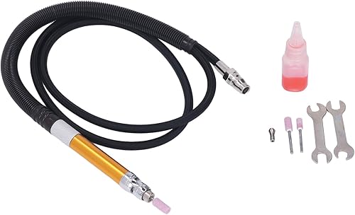 Amoladora de troqueles tipo lápiz, amoladora de troqueles micro aire, 70000 RPM 90PSI, herramienta neumática para amoladora de lápiz, mini kit de