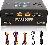 Vista 1 de Gens Ace IMARS D300 G-Tech Smart Dual Lipo Cargador 16A AC 300W DC 700W Lipo Carga (negro)