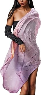 100% Mulberry Silk Summer Travel Scarf Extra Large Women Shawl Oversize Soft Wraps For Evening Dresses elegant gift wrapped - Buy now