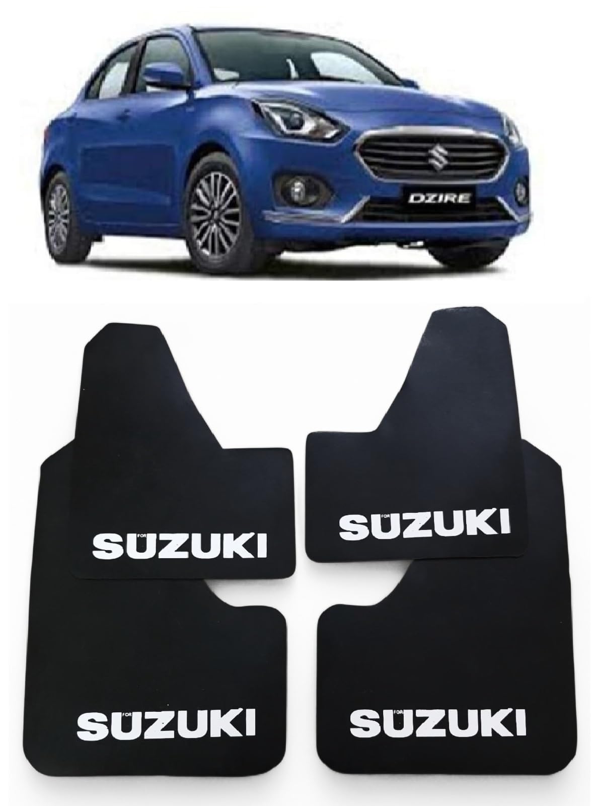 Mud Flap for Maruti Suzuki Dzire, Set of 4-picture-10