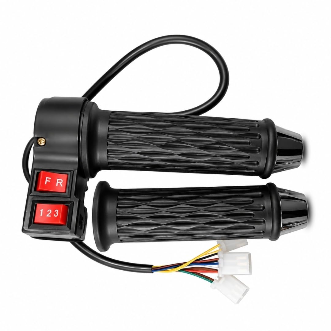 Rock World Universal EV 123+FR Throttle Accelerator Race for Electric Vehicle Electric Bike Electric Scooter Electric Rikshaw with Reverse/Forward Button 36v 48v 60v 72v-image-13
