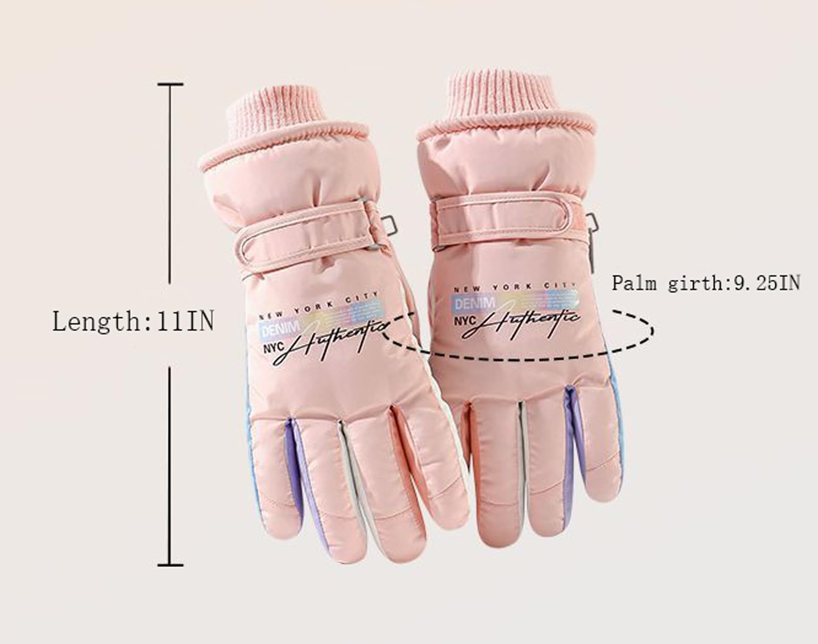 KEYDUACU Guanti invernali da sci per uomo e donna, impermeabili, touchscreen, antivento, freddi, riscaldano le mani, guanti invernali da lavoro, snowboard, per sci, corsa e ciclismo