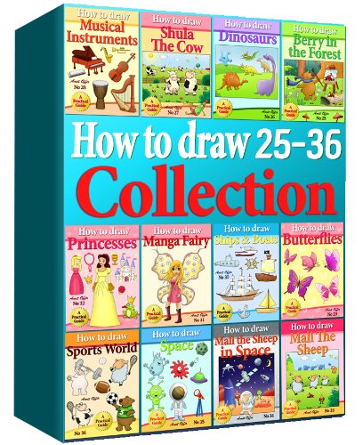 Drawing Books - How to Draw Comics Collection 25-36 (Over 330 Pages) (How to Draw Anime Collcetions)