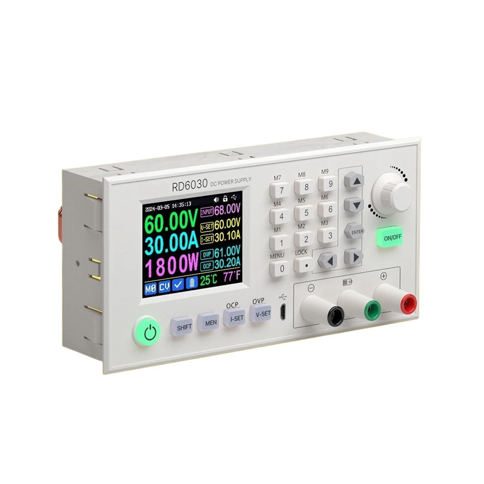 Asyduey RD6030W 60 V 30 A DC Einstellbare StepDown-Spannung Tisch Geregelte Stromversorgung Converter Batterieladung & 1500 W Netzteil