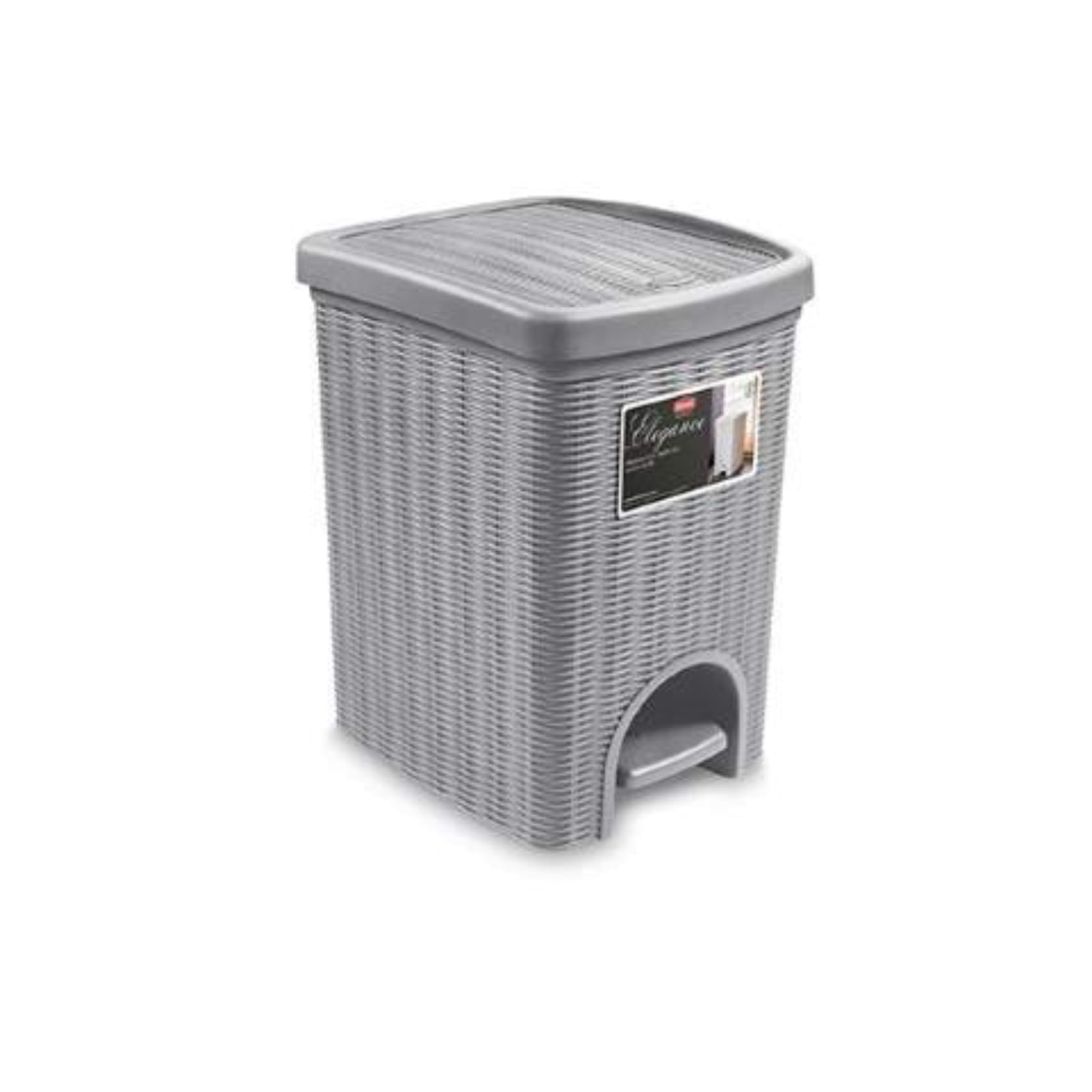 Stefanplast Grey Elegance Rattan Bin 20Lt,