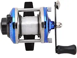 3 6 1 Carretilha de Pesca com Isca Intercambiável para Mão Direita e Esquerda Linha 70m Equipamento Leve Portátil no Gelo