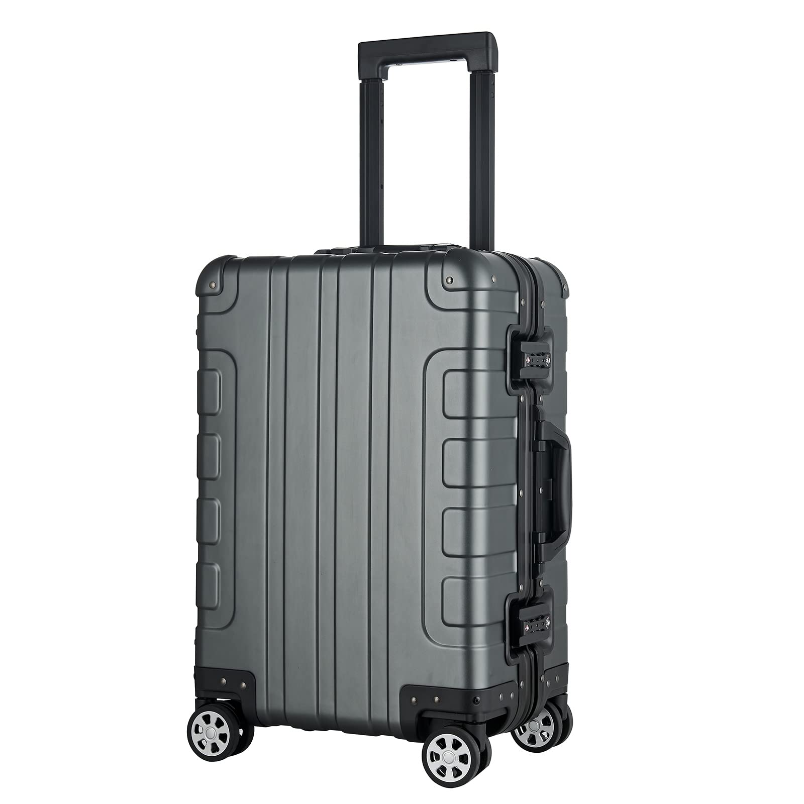 Bamboo Wolf 20/24 Inch Hardshell Suitcase for Adults Travel Spinner with TSA Lock and Fashion Grey
Bamboo Wolf 24 Inch Hardcase Suitcase for Women and Men with Spinner Wheels and TSA Lock
Bamboo Wolf 20/24 Inch Aluminum Magnesium Alloy Spinner Carry-On Sui