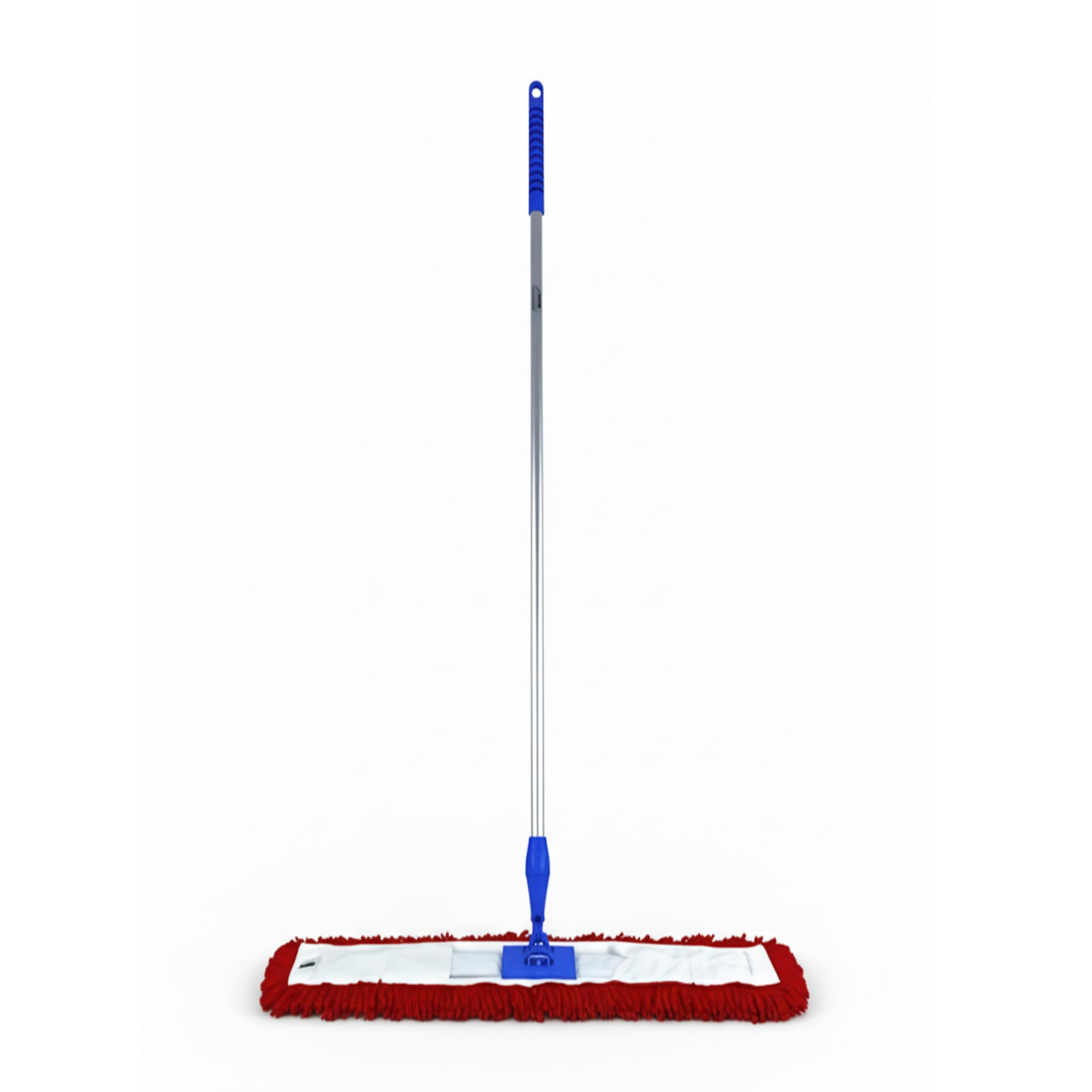 Abbey 40cm Flat Mop for Floor Cleaning - Heavy Duty Commercial Red Sweeper Mop Kit with Handle and Frame - Floor Dusters for Wooden Floors and Hard Floors
