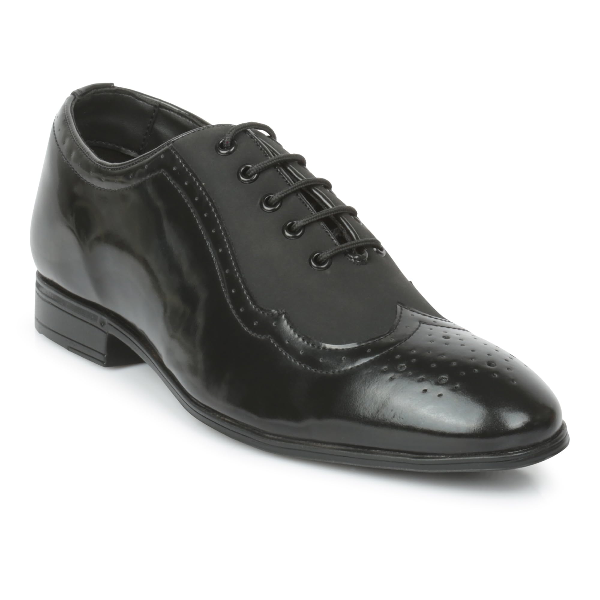 Men's Round Toe Lace-Up Formal Shoes