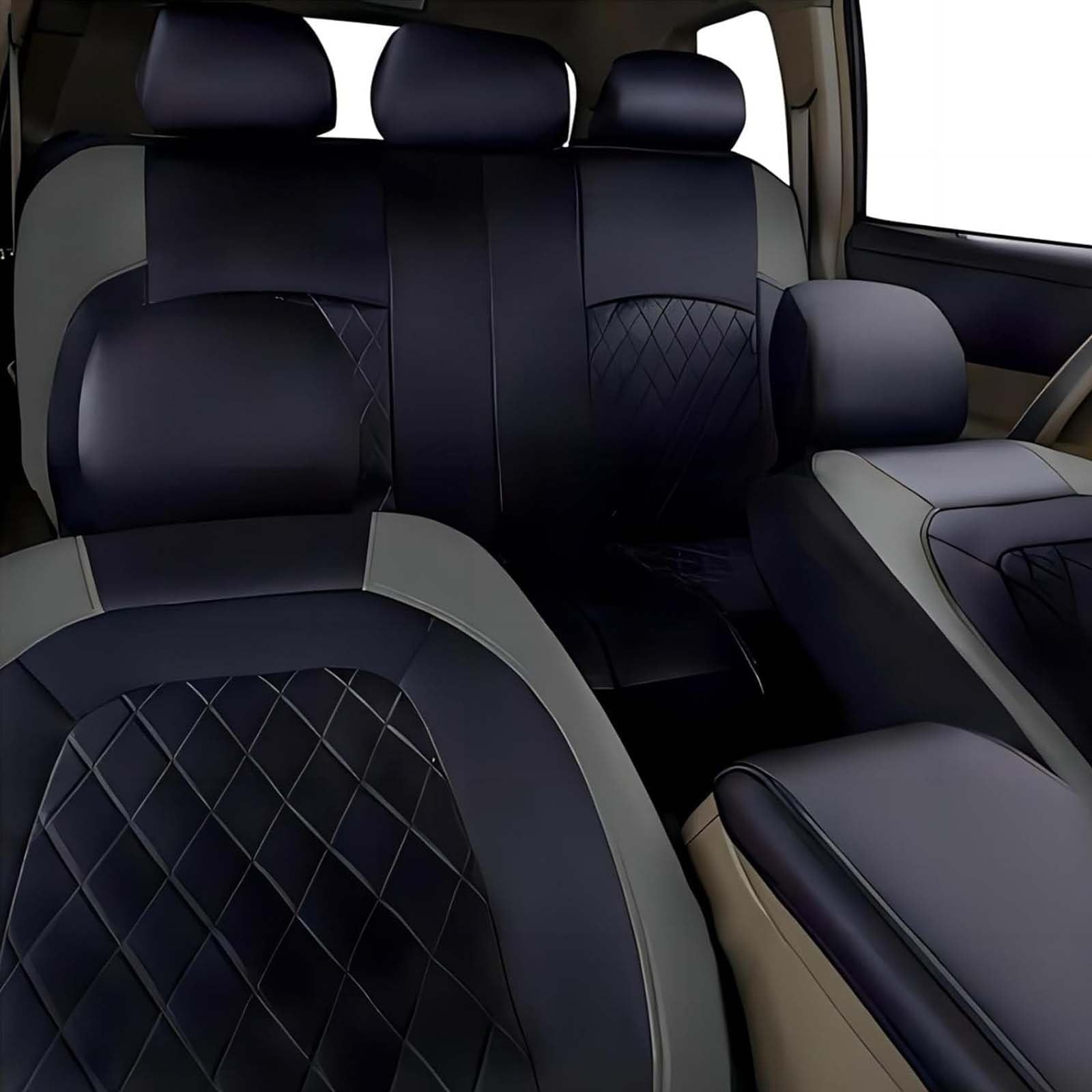 Housse Siege Voiture, pour Renault 5 E-Tech (R5) 2024-2025 durablesHousses Avant Arrière Housse Siege Voiture Interieur Accessoires Protection Couvre Sieges,B