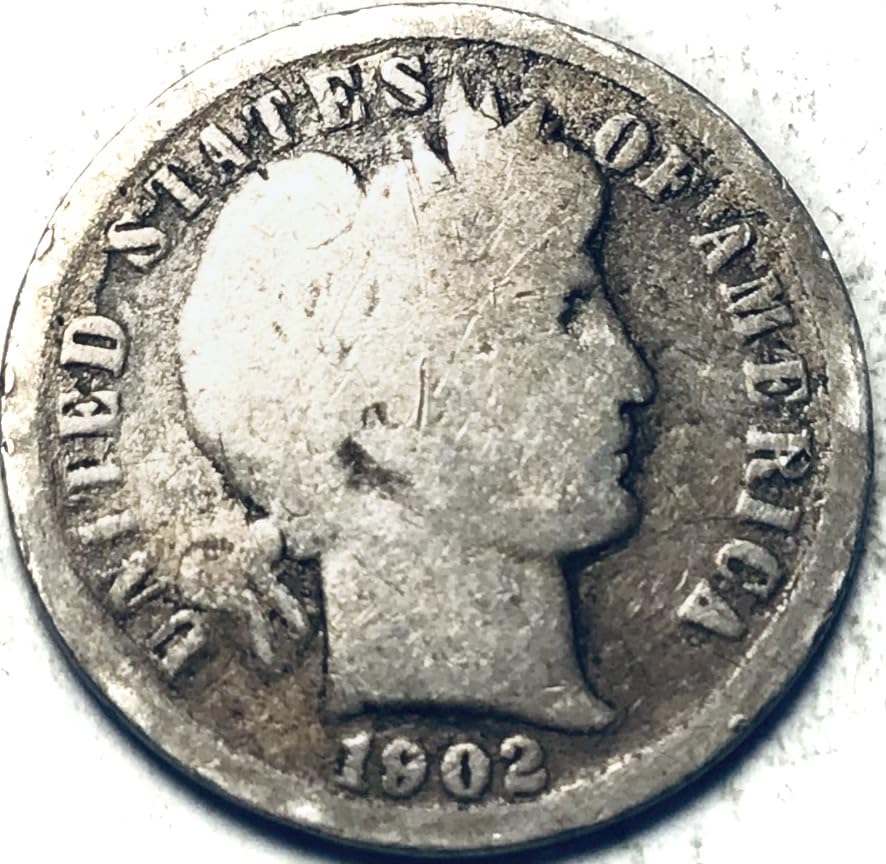 1902 O Barber Silver Liberty Head Dime Seller Good G6