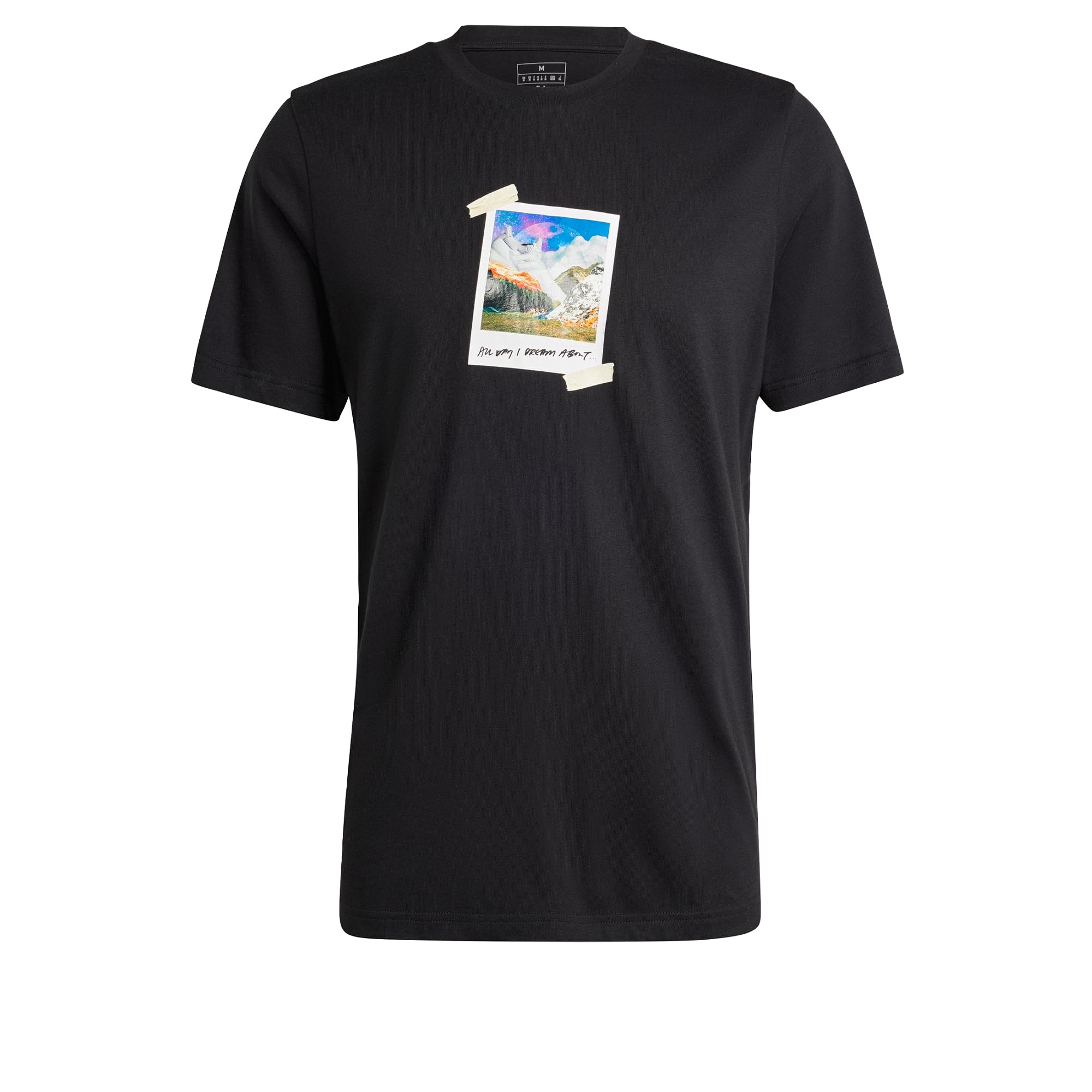 adidas Men's All Day I Dream About... Graphic Tee, Black, M