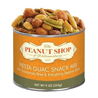 The Peanut Shop of Williamsburg - Fiesta Guac Snack Mix 9oz Tin