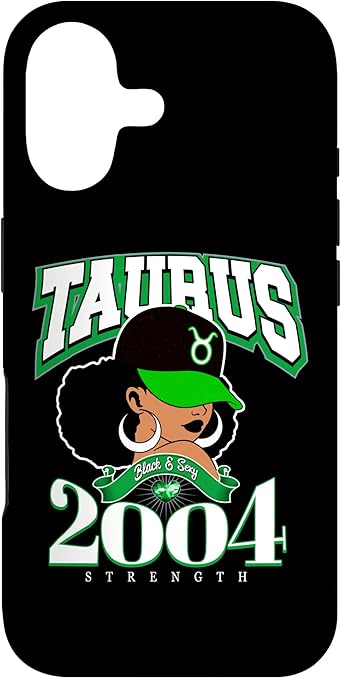 Taurus 2004 Melanin Goddess Astrology Clothing Case for iPhone 17