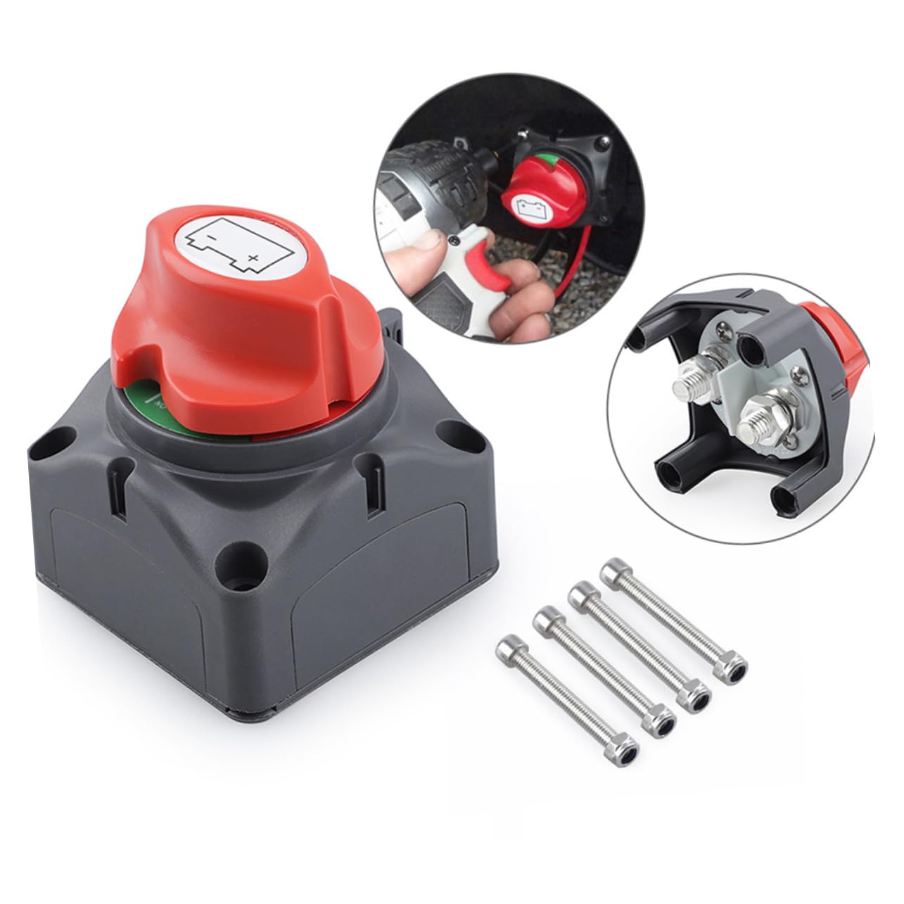 Interruttore Isolatore Di Scollegamento Della Batteria Interruttore Di Alimentazione Per Barche Yacht Camper Atv e Utv Funzione Di Interruzione Di Disconnetti Isolatore
