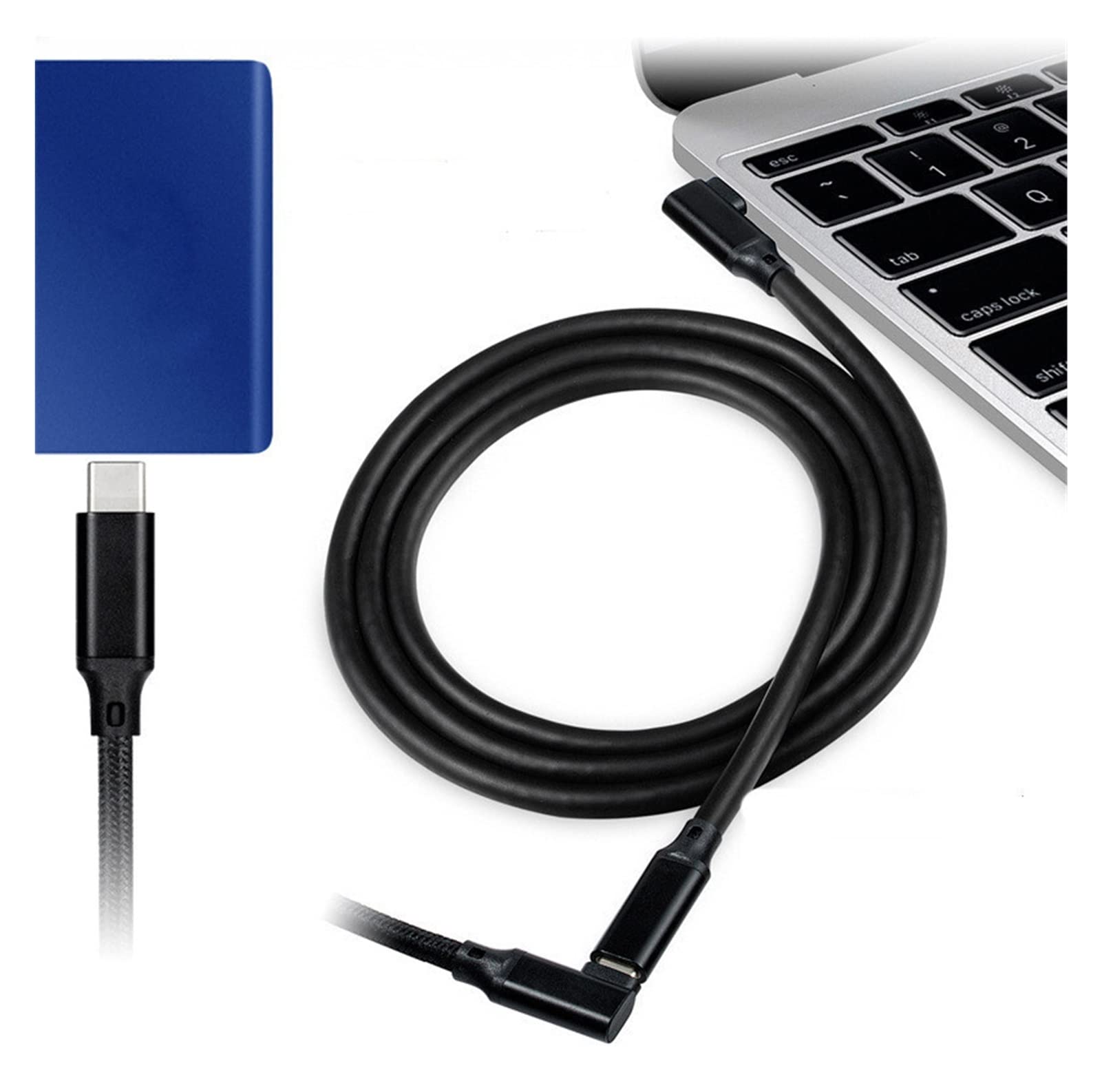 Belker Câble d'extension USB C Câble d'extension Type C mâle à femelle Belker Câble d'extension USB C Câble d'extension Type C mâle à femelle