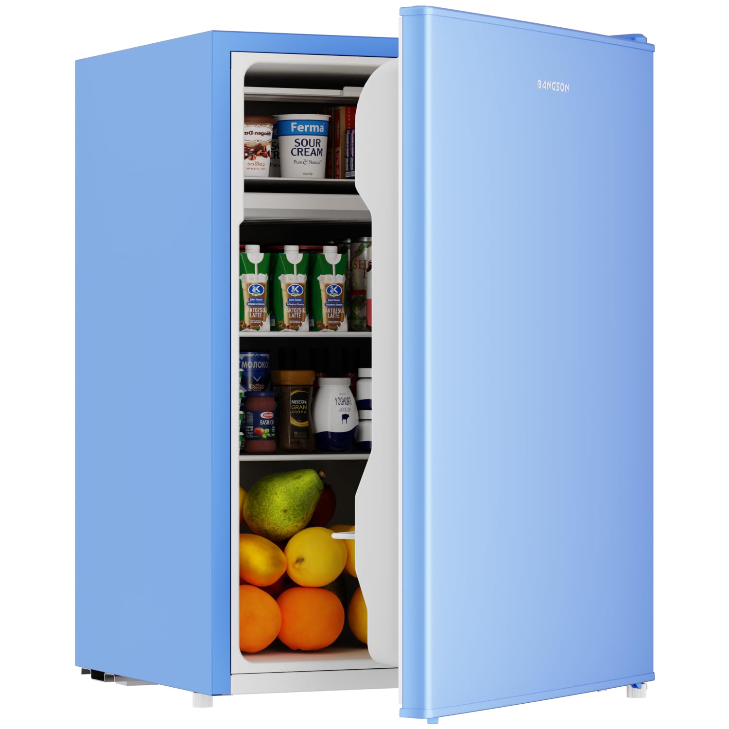 Bangson 2.6 cu ft Compact Freezer Blue