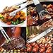 GRILLART BBQ Grill Utensil Tools Set Reinforced BBQ Tongs 19-Piece Stainless-Steel Barbecue Grilling Accessories w/Aluminum Storage Case -Complete Outdoor Grill Kit for Dad, Birthday Gift for Man Dad