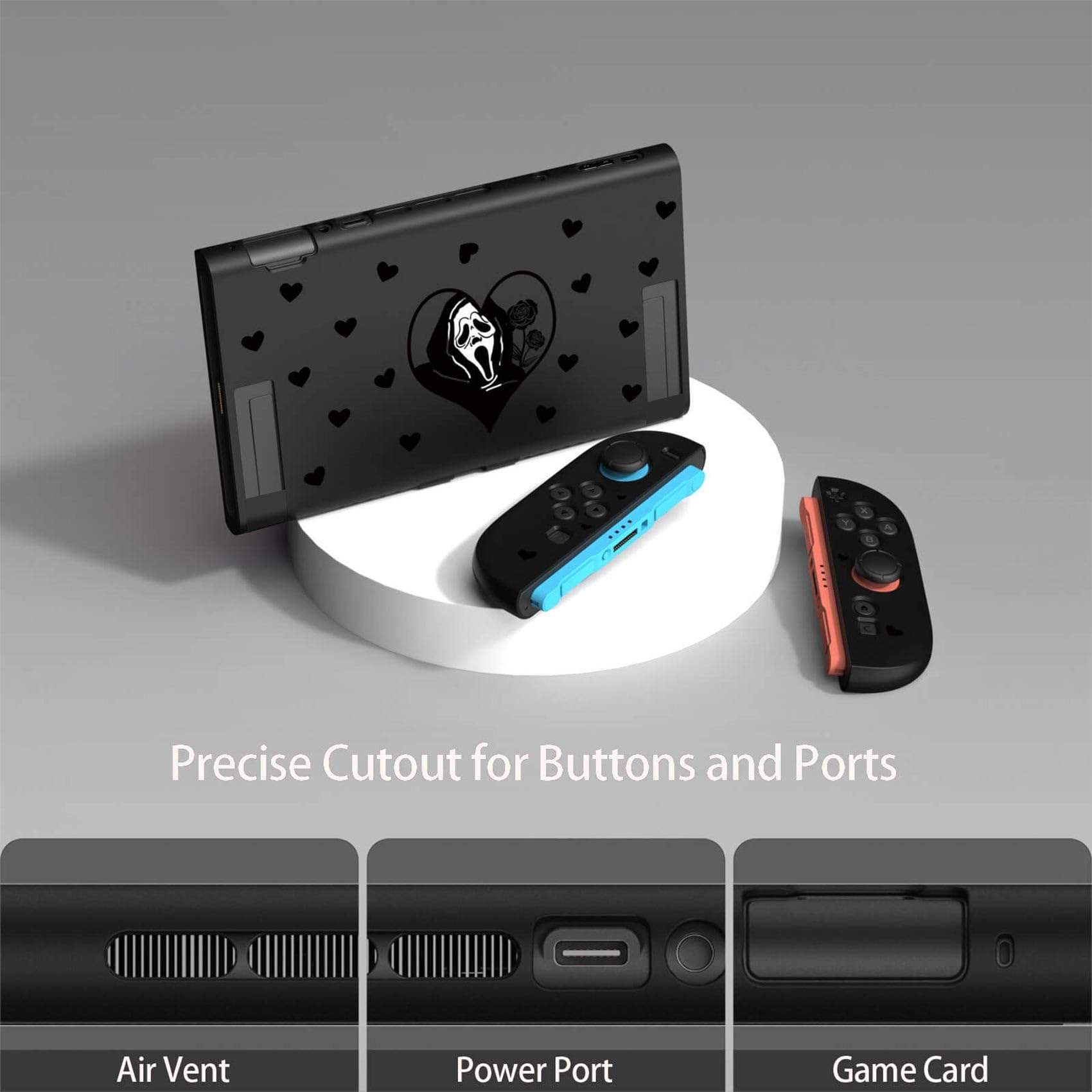 JEMDO Carcasa Protectora para Nintendo Switch 2 – Funda Morada Mate con Agarre Texturizado, Carcasa TPU antichoques con Asas Antideslizantes, diseño ergonómico y Delgado, Compatible con Modelo 2025 — view 5