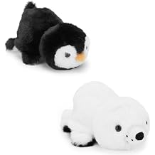 Zappi Co 15cm Reversible Seal to Penguin Plush Toy | 2-in-1 Arctic Animal Flip Stuffed Animal | Soft Ocean/Polar Mood Plushie