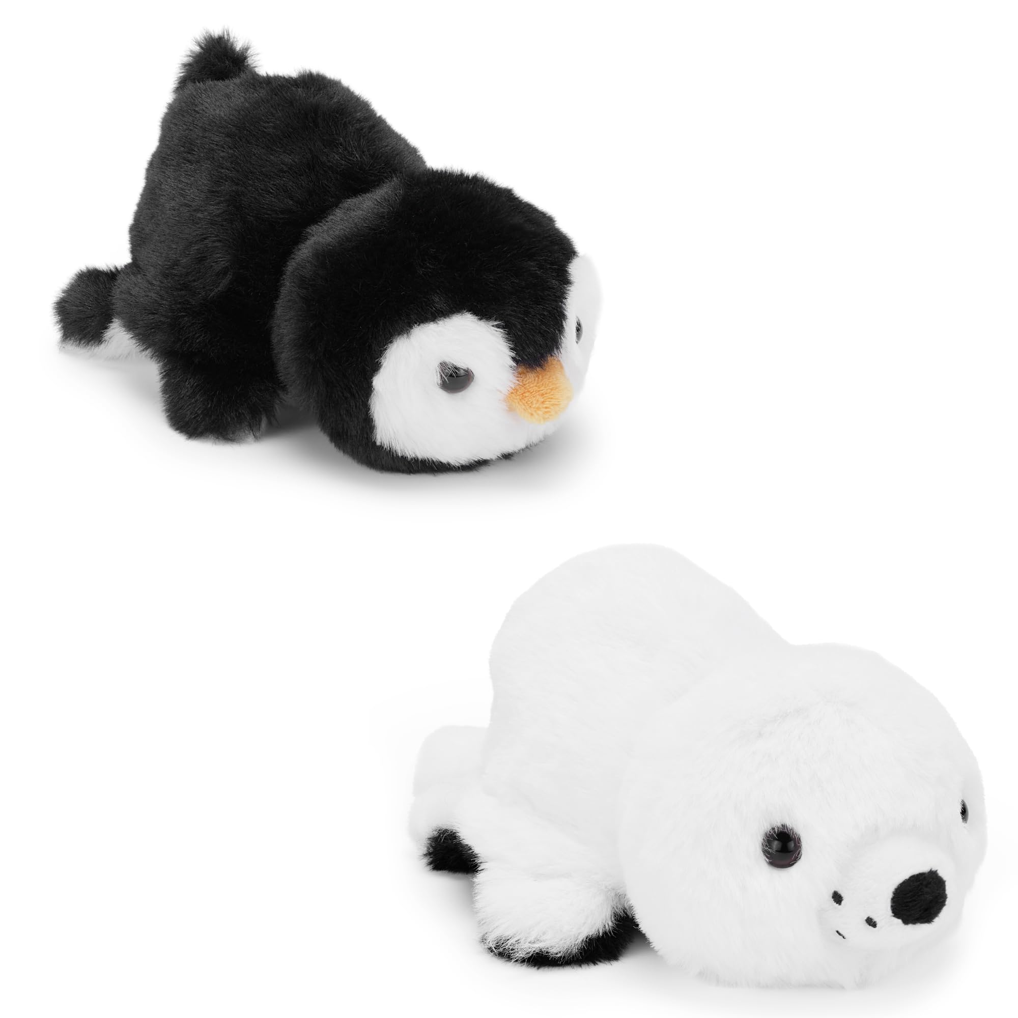 Zappi Co 15cm Reversible Seal to Penguin Plush Toy, Seal / Penguin, 14 x 20 x 12 cm