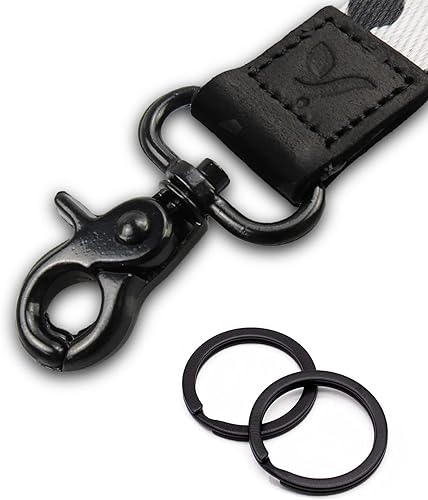 Miniatura 5 de Yiflin Cordón de cuello fresco, bonito llavero para mujeres y hombres, correa larga cómoda con 2 anillos