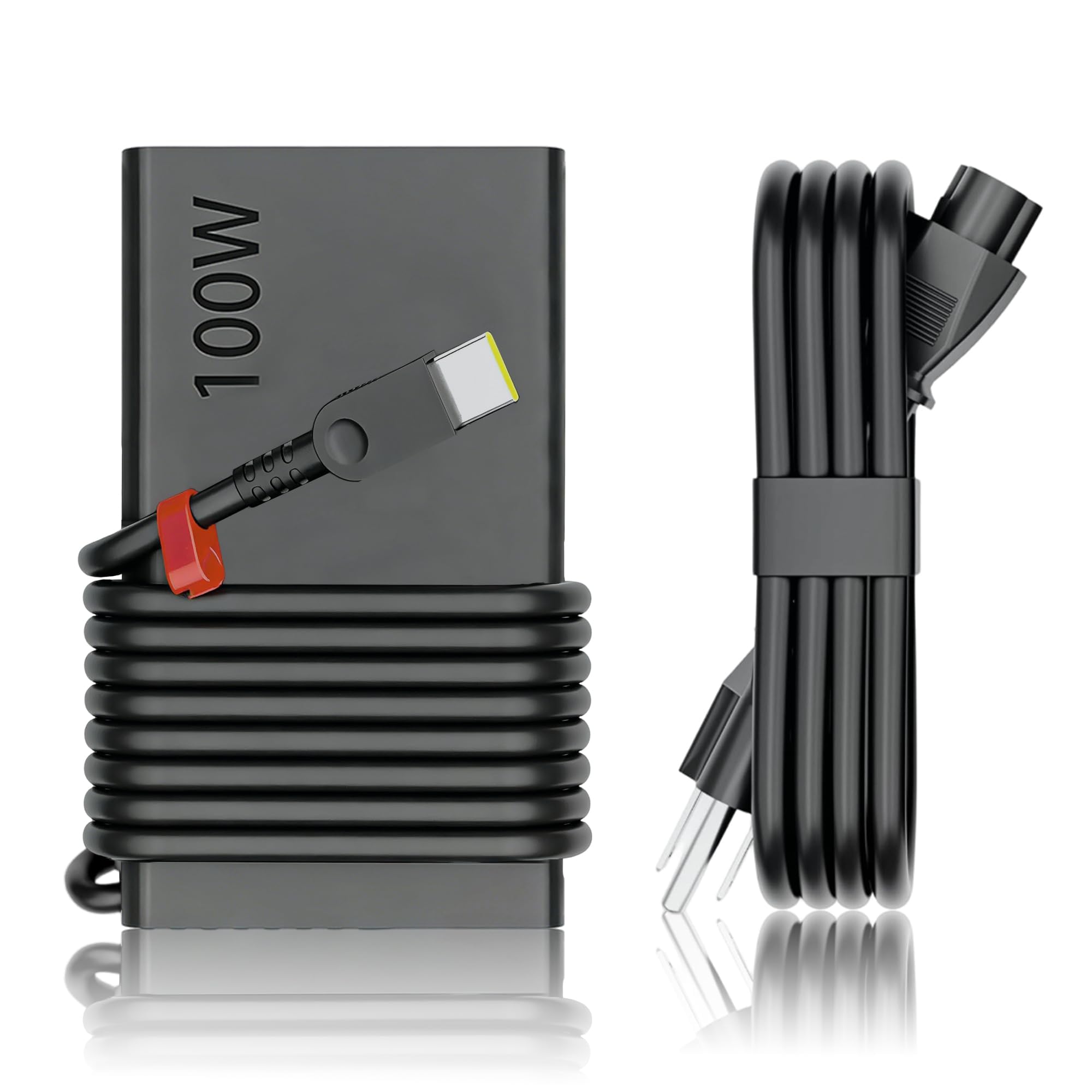 100W USB-C Laptop Charger Compatible with Lenovo ThinkPad X1 Carbon T14 T16 | Fit Yoga 7i 9i, Yoga Slim 7 Pro, IdeaPad 5 Pro, ThinkBook 14 Gen 16 Gen P/N: ADL100YLC3A ADL100YDC3A SA11D52396 GX21J75543 Black2