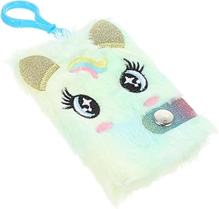 MAGICLULU Mini Caderno De Bolso Com Chaveiro Arco-Íris De Pelúcia Planejador Diário Para Lista De Tarefas Agenda Planejador De Gerenciamento De Tempo Para Escrita Caderno Diário Manual