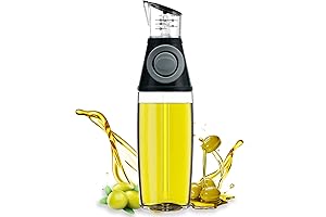 Precise Olive Oil Dispenser Bottle with Measured Pourer