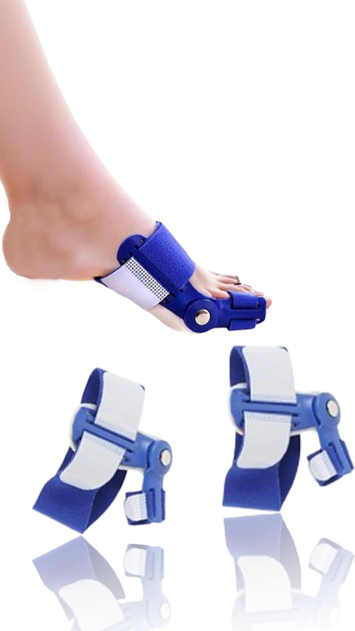 Sweet seven 2 Pcs Bunion Corrector & Toe Straightener for Hallux Valgus Relief - Men & Women. Bunion Splint & Protector for Bunion Pain Relief.