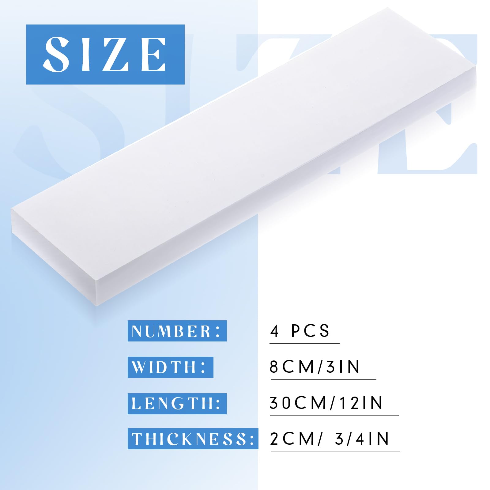 HDPE Plastic Sheets - 4 Pack for DIY Projects -2