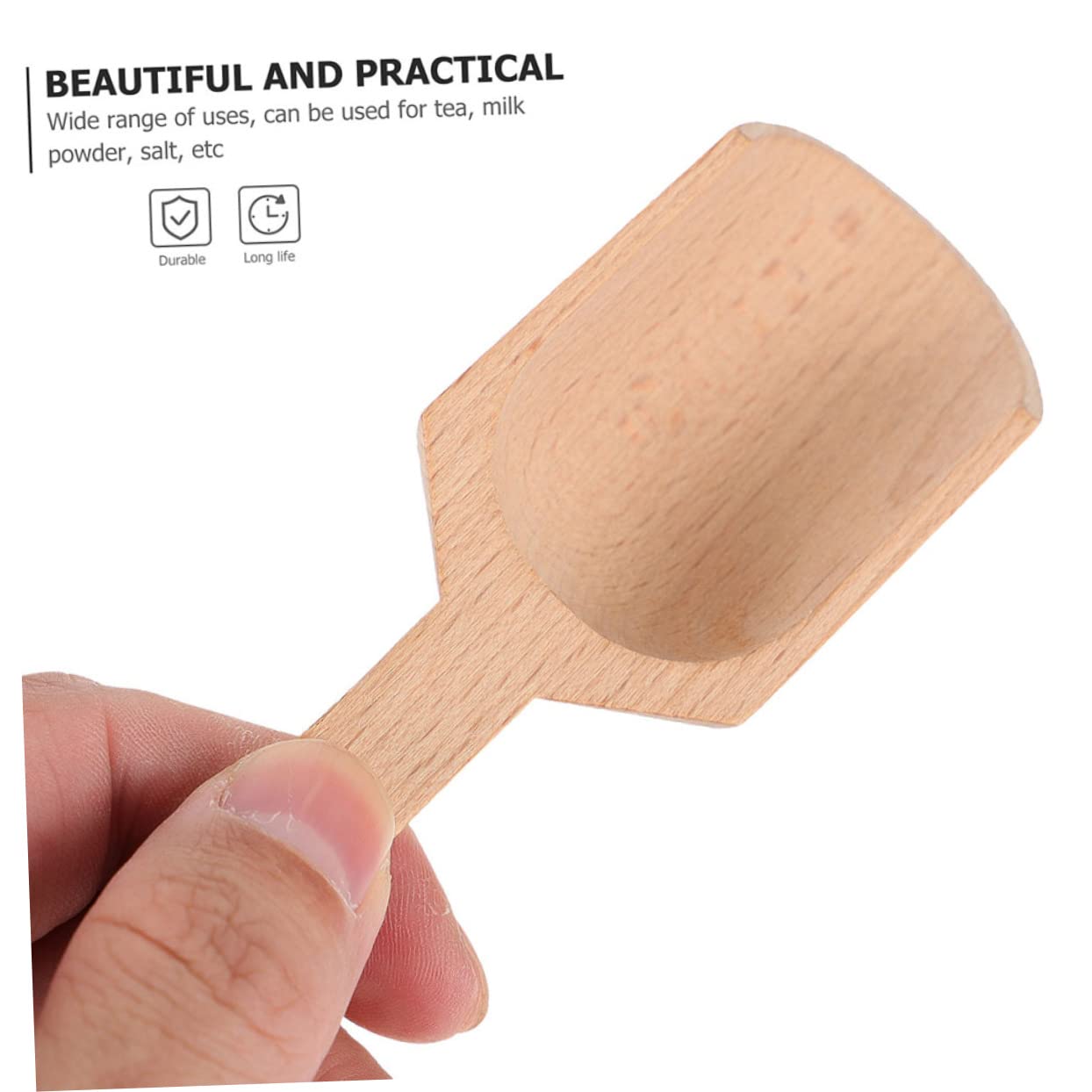 SOLUSTRE 9pcs Tea Scoops Ergonomic Bath Salt Spoons for Easy Measurement Multi-function Kitchen Utensils for Seasoning Material