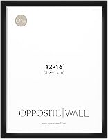 Vista 44 de Opposite Wall - Portarretratos de madera de roble macizo oscuro de 16 x 20 pulgadas - Ligero, versátil e inastillable - Póster o marco de fotos
