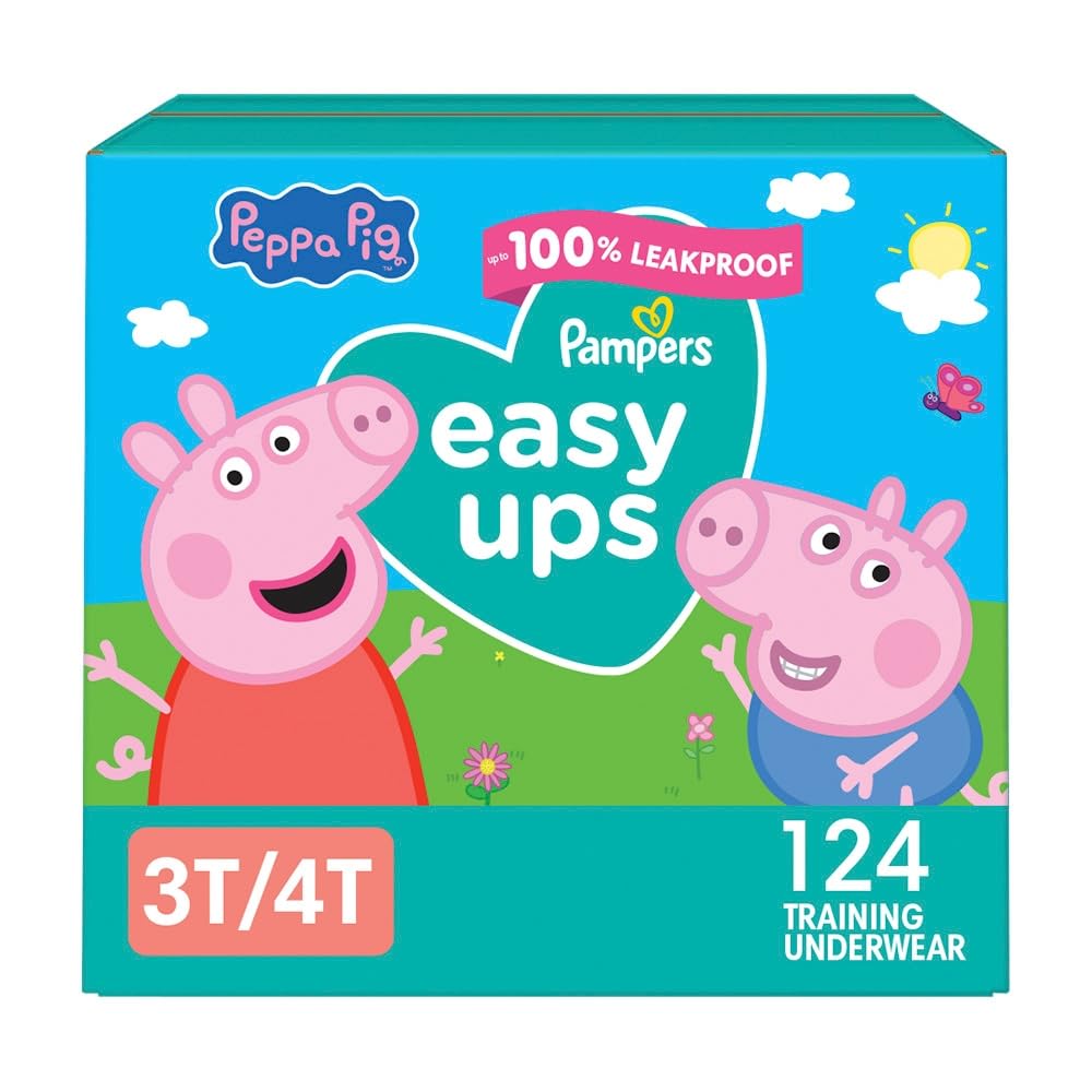 Easy Ups Training Underwear Peppa Pig Size 5 3T-4T