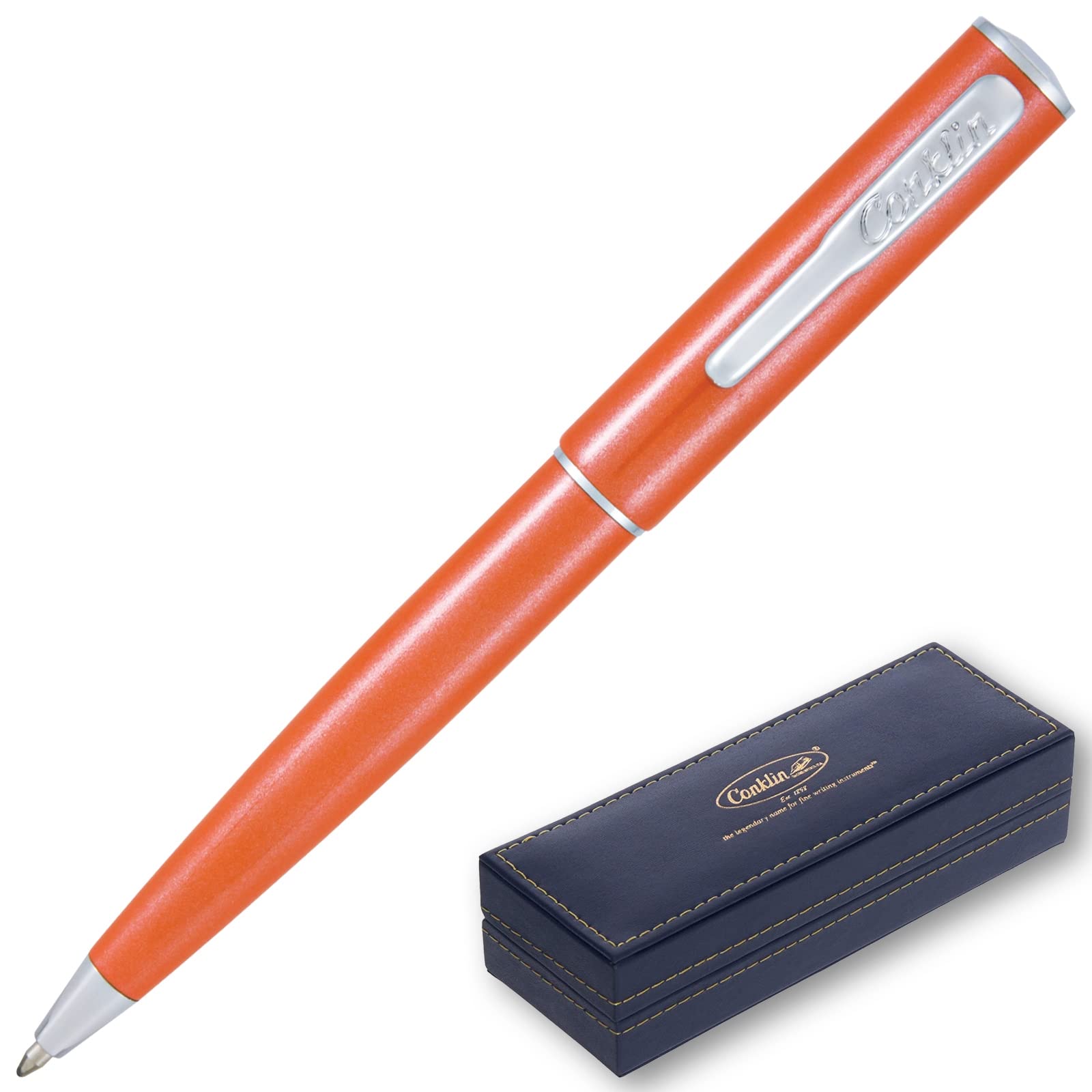 Conklin オレンジ ボールペン 本体 Amazon | Lanier Pens Conklin コロネット オレンジ ボールペン 細字