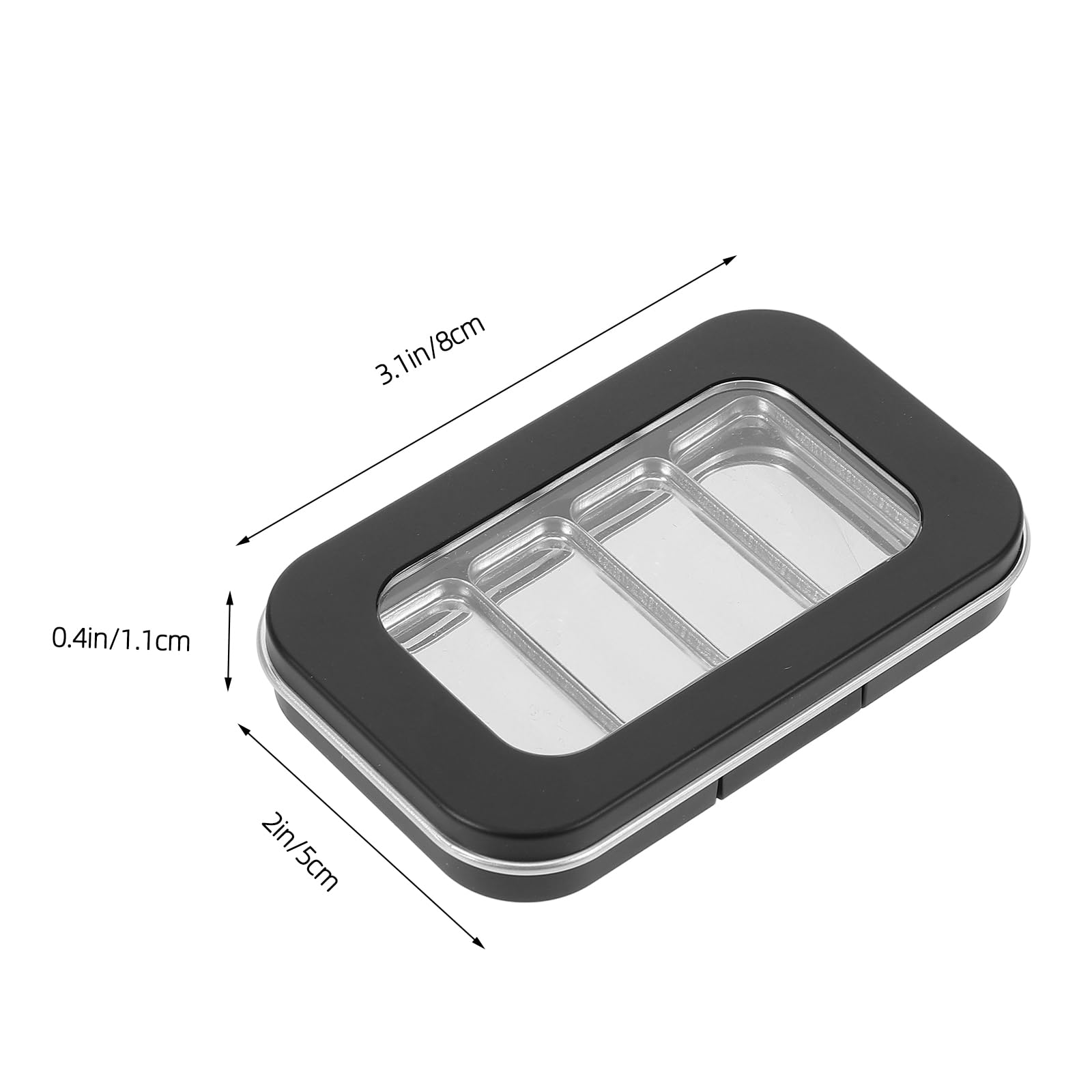 minkissy 1 Set Empty Eyeshadow Palette Magnetic Makeup Palettes with Mirror - Image 2