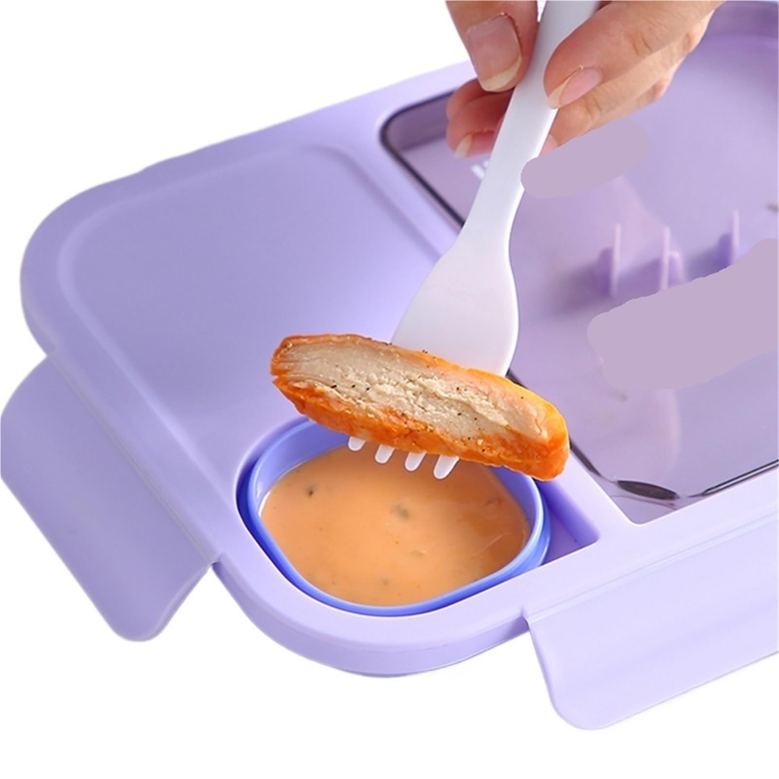 Schiscetta Pranzo Lunch Box Office Bento Box Contenitore for alimenti Scatole for alimenti riutilizzabili(Purple)