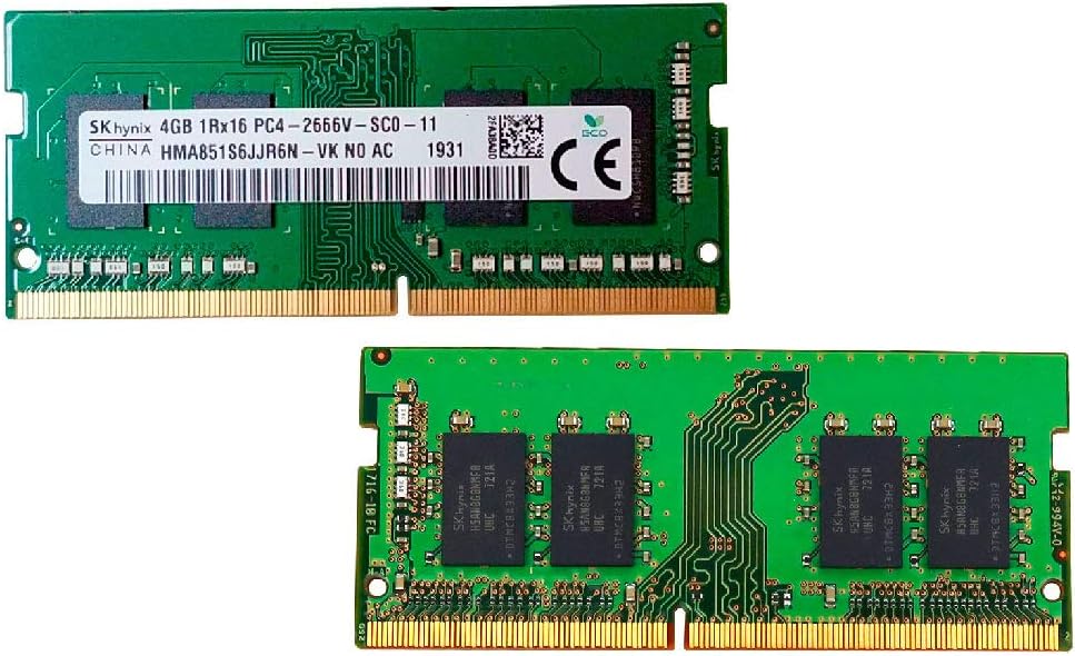 Kit RAM DDR4 8GB (2x4GB) 2666MHz Pour Laptop - SODIMM 260 Pins, Marque A-Tech, Compatible Dell HP Apple