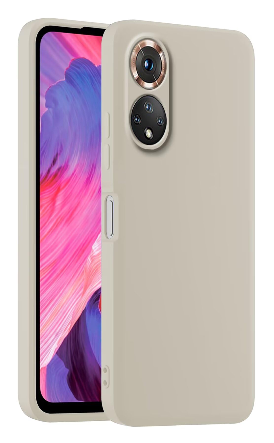 Hüllin Silikon Handyhülle – Bunt, Für Honor 50 / Huawei Nova 9 (6,52 Zoll), Saphirblau, Stoßfest & Rutschfest